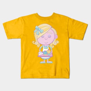 Cute Cook Cartoon Kids T-Shirt